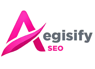 aegisifyseo Aegisify logo featuring a stylized shield icon and company name in a professional font.