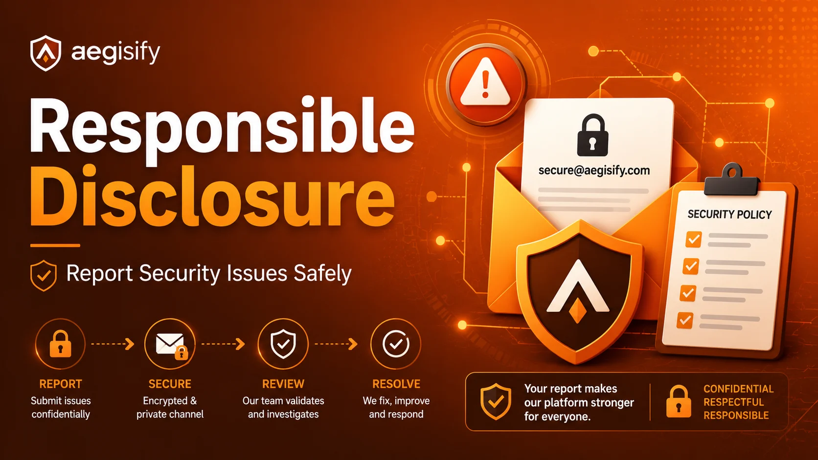 Aegisify Disclosure logo featuring a stylized shield icon and company name.